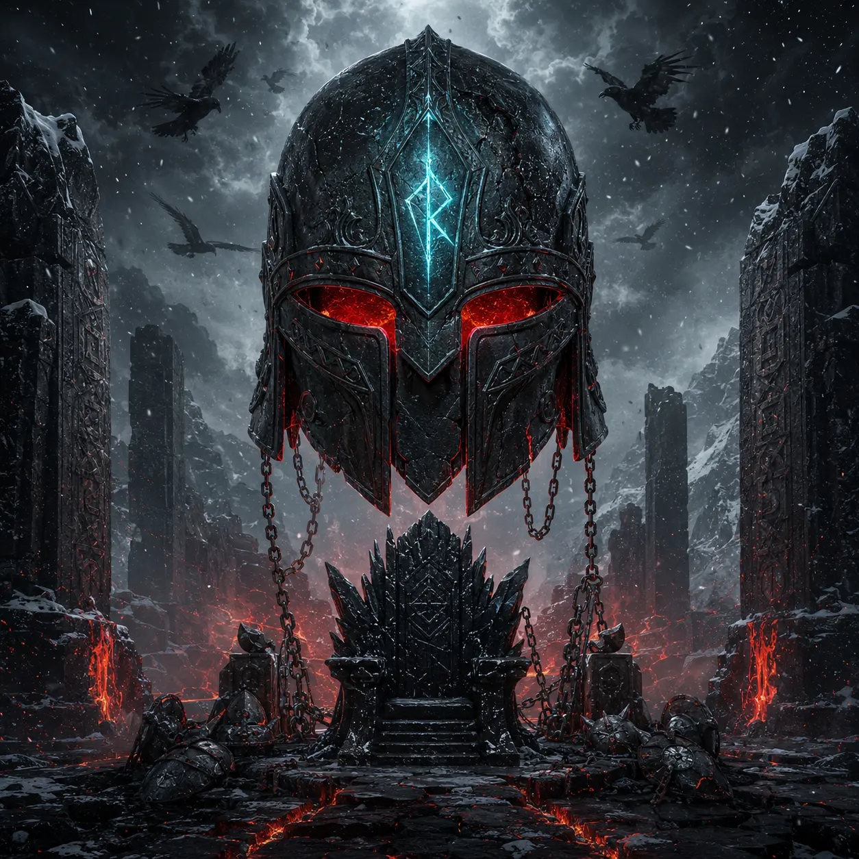 Arte visual de Helmo del Terror