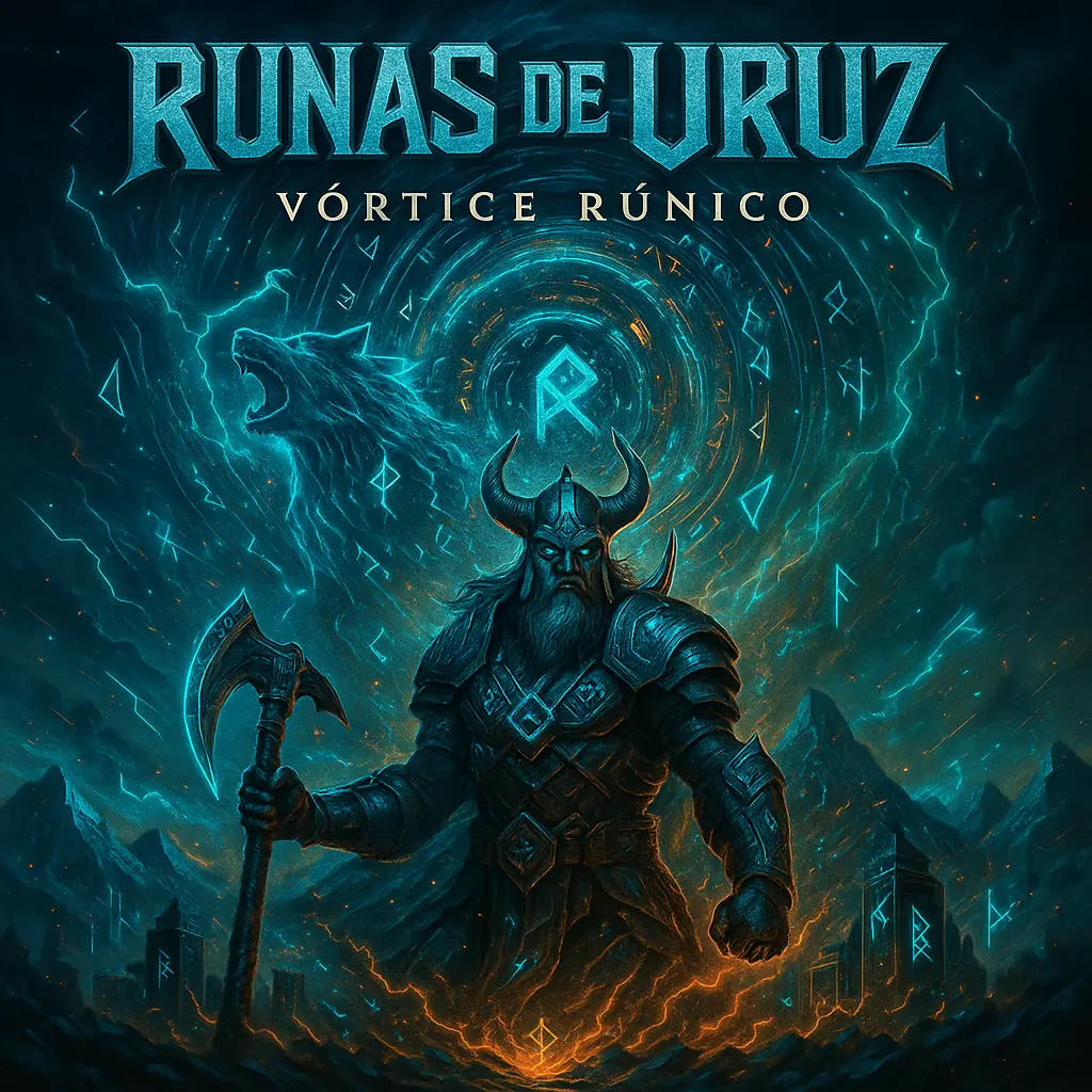 Portada oficial de Vórtice Rúnico