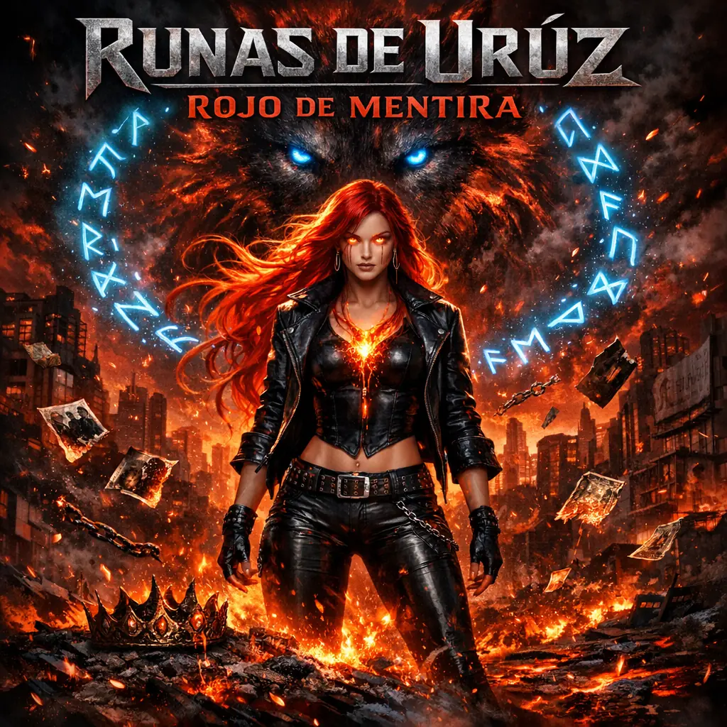Portada de Rojo de Mentira