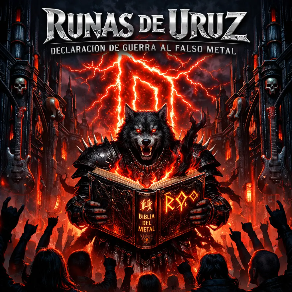 Portada de Declaración de Guerra al Falso Metal