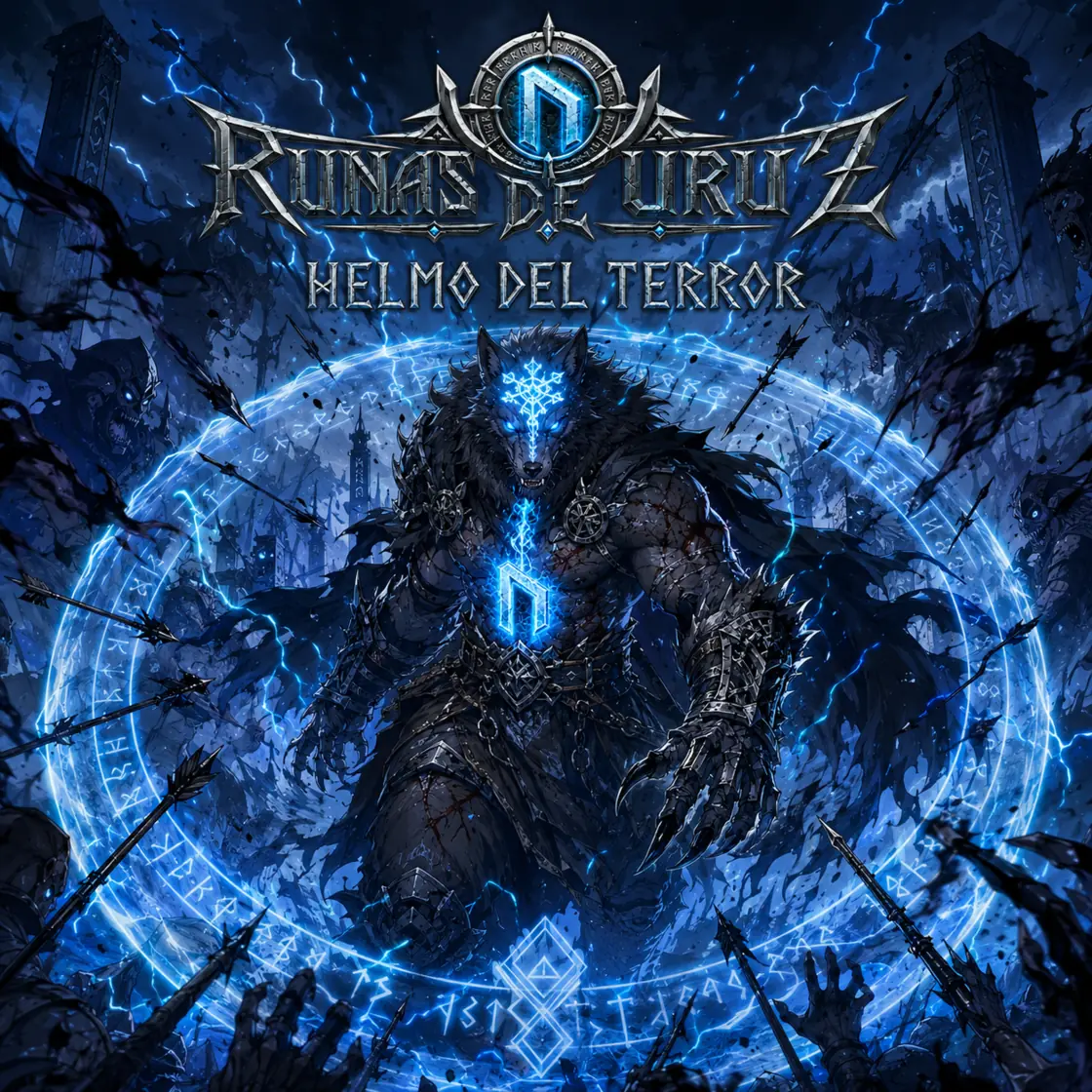 Portada oficial del disco Helmo del Terror